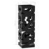 vidaXL Umbrella Stand Design Steel Black - Image 5