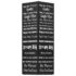 vidaXL Umbrella Stand Text Steel Black - Image 2