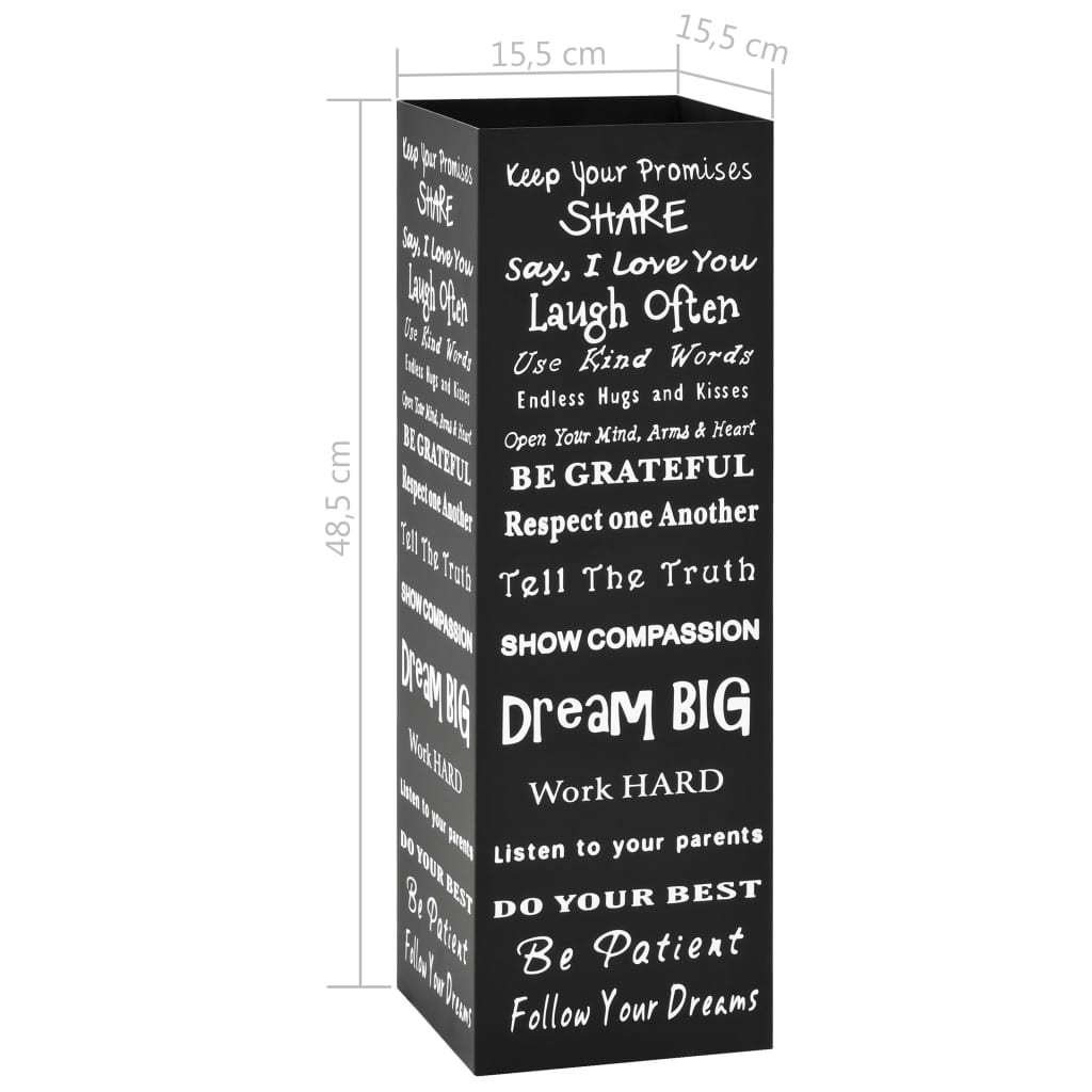 8718475613046_g_en_hd_5 vidaXL Umbrella Stand Text Steel Black - Image 6