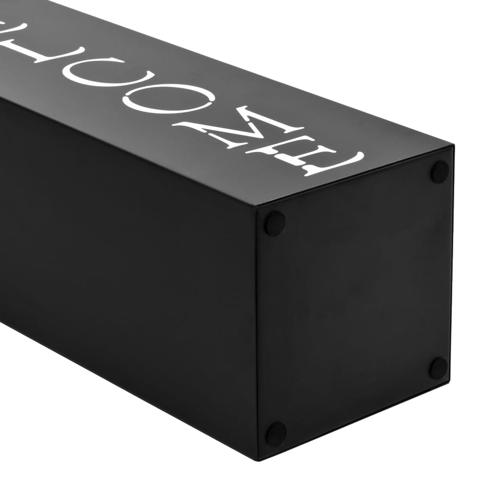 8718475613053_g_en_hd_3 vidaXL Umbrella Stand Welcome Steel Black - Image 4