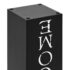 vidaXL Umbrella Stand Welcome Steel Black - Image 5