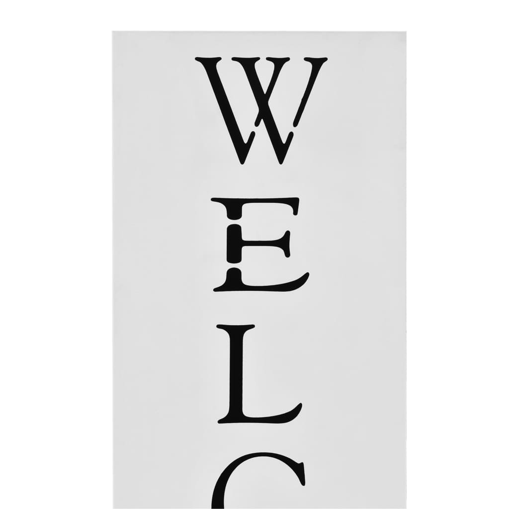 8718475613060_g_en_hd_2 vidaXL Umbrella Stand Welcome Steel White - Image 3