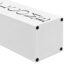 vidaXL Umbrella Stand Welcome Steel White - Image 4