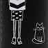 vidaXL Umbrella Stand Women Steel Black - Image 3
