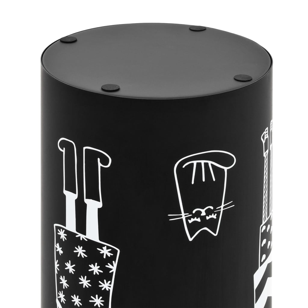 8718475613091_g_en_hd_4 vidaXL Umbrella Stand Women Steel Black - Image 5