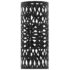 vidaXL Umbrella Stand Leaves Steel Black - Image 2