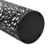 vidaXL Umbrella Stand Leaves Steel Black - Image 3