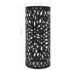 vidaXL Umbrella Stand Leaves Steel Black - Image 5