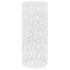 vidaXL Umbrella Stand Leaves Steel White