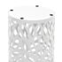 vidaXL Umbrella Stand Leaves Steel White - Image 3