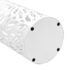 vidaXL Umbrella Stand Leaves Steel White - Image 4