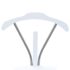 vidaXL Suit Stand 45x35x107 cm White - Image 5