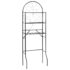 vidaXL Toilet Rack Black 60x33x174 cm