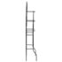 vidaXL Toilet Rack Black 60x33x174 cm - Image 3