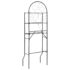 vidaXL Toilet Rack Black 60x33x174 cm - Image 4