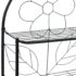 vidaXL Toilet Rack Black 60x33x174 cm - Image 5