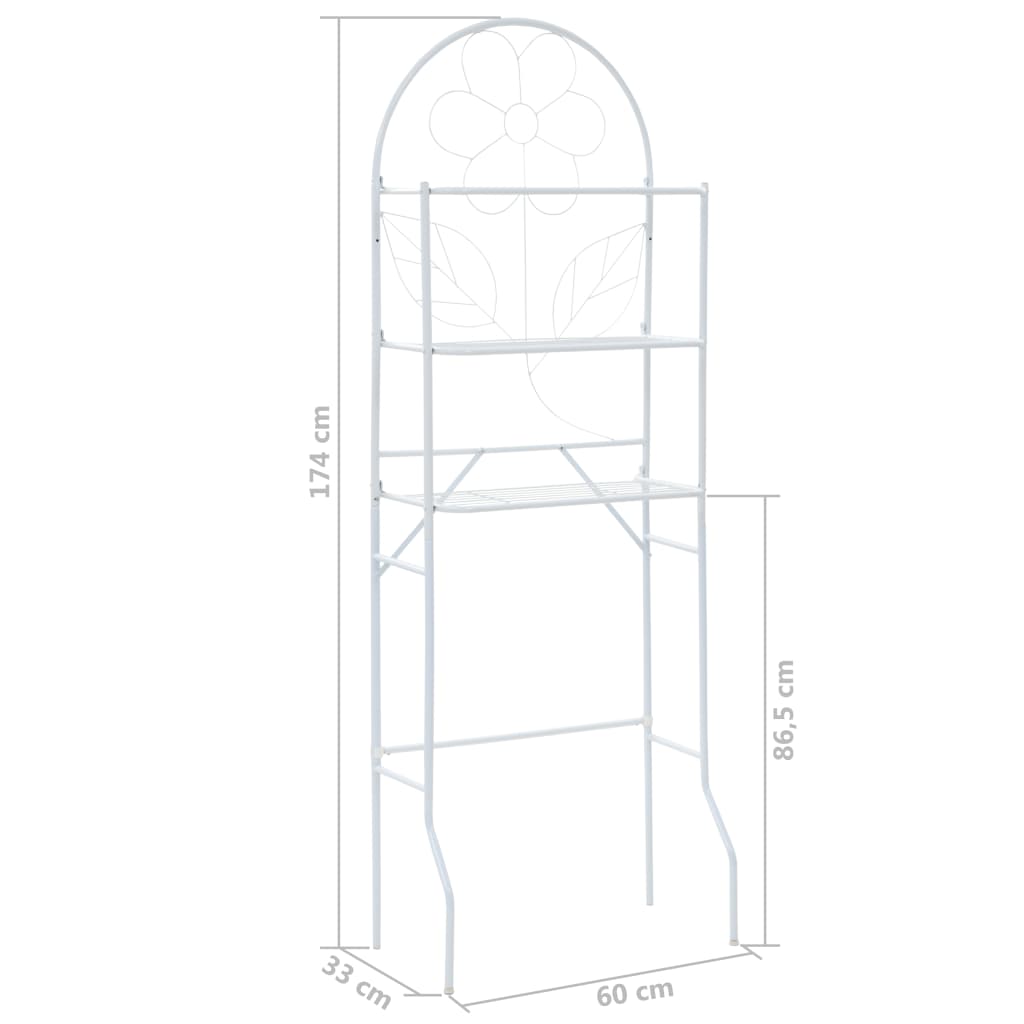 8718475613190_g_en_hd_6 vidaXL Toilet Rack White 60x33x174 cm - Image 7