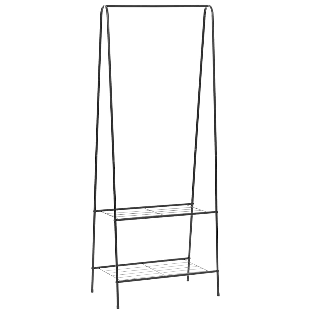 8718475613206_a_en_hd_1 vidaXL Clothes Rack 59x35x150 cm Black - Image 1