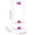 vidaXL Clothes Rack 59x35x150 cm Black - Image 5
