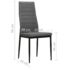 vidaXL Dining Chairs 2 pcs Light Grey Fabric - Image 8