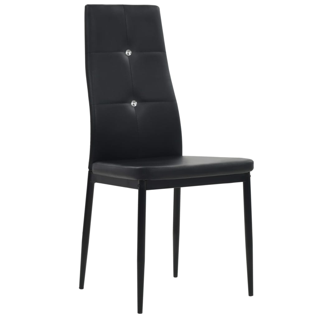 8718475613541_g_en_hd_1 vidaXL Dining Chairs 2 pcs Black Faux Leather - Image 2