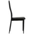 vidaXL Dining Chairs 2 pcs Black Faux Leather - Image 4