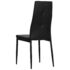 vidaXL Dining Chairs 2 pcs Black Faux Leather - Image 5