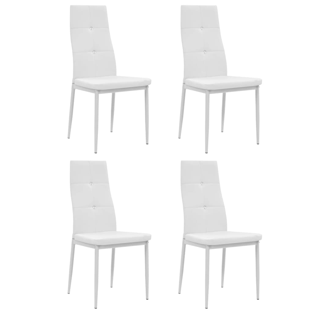 8718475613572_a_en_hd_1 vidaXL Dining Chairs 4 pcs White Faux Leather - Image 1