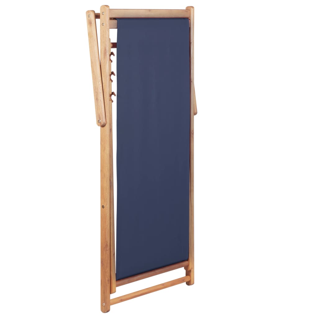 8718475613763_g_en_hd_4 vidaXL Folding Beach Chair Fabric and Wooden Frame Blue - Image 5