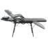 vidaXL Portable Facial Treatment Chair Faux Leather 185x78x76 cm Black - Image 3