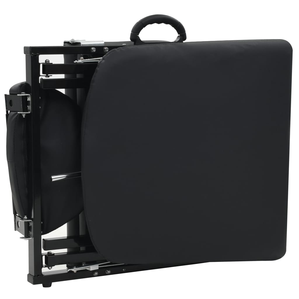 8718475613831_g_en_hd_6 vidaXL Portable Facial Treatment Chair Faux Leather 185x78x76 cm Black - Image 7