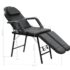 vidaXL Portable Facial Treatment Chair Faux Leather 185x78x76 cm Black - Image 9