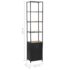 vidaXL Bookcase Solid Firwood and Steel 40.5x32.5x180 cm - Image 11