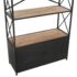 vidaXL Bookcase Solid Firwood and Steel 80x32.5x180 cm - Image 10