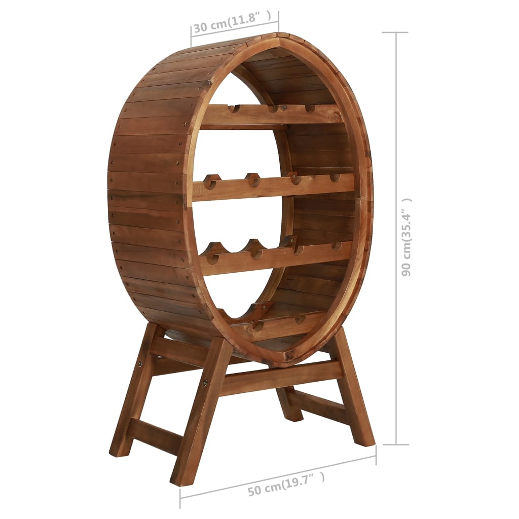 8718475614258_g_en_hd_5 vidaXL Wine Rack 13 Bottles Solid Acacia Wood - Image 7