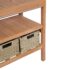 vidaXL Bathroom Vanity Cabinet with 4 Baskets Solid Teak 132x45x75 cm - Image 7