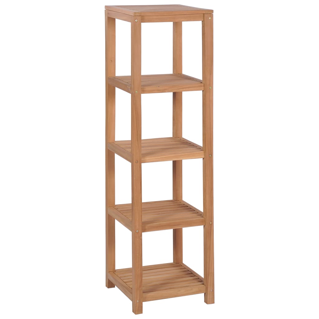 8718475614432_a_en_hd_1 vidaXL 4-Tier Bathroom Storage Rack Solid Teak 42x42x165 cm - Image 1