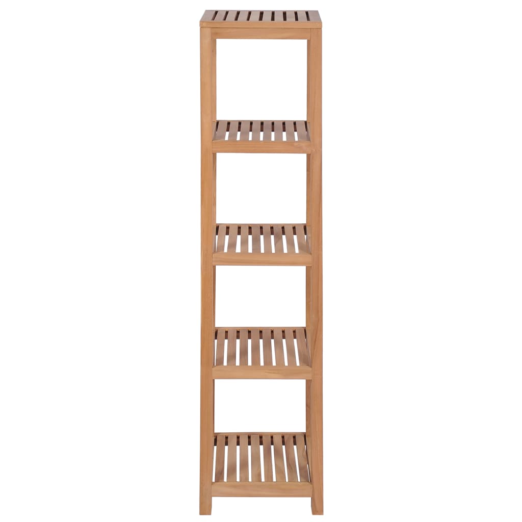 8718475614432_g_en_hd_1 vidaXL 4-Tier Bathroom Storage Rack Solid Teak 42x42x165 cm - Image 2