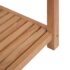 vidaXL 4-Tier Bathroom Storage Rack Solid Teak 42x42x165 cm - Image 6