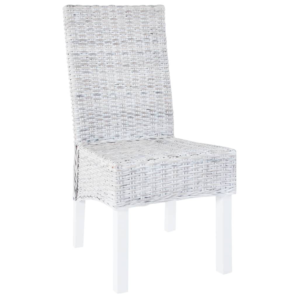 8718475614463_g_en_hd_1 vidaXL Dining Chairs 2 pcs Light Brown Kubu Rattan and Mahogany Wood - Image 2