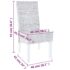 vidaXL Dining Chairs 2 pcs Light Brown Kubu Rattan and Mahogany Wood - Image 8