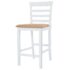 vidaXL Bar Table and Stool Set 3 Pieces MDF Dark Brown - Image 6