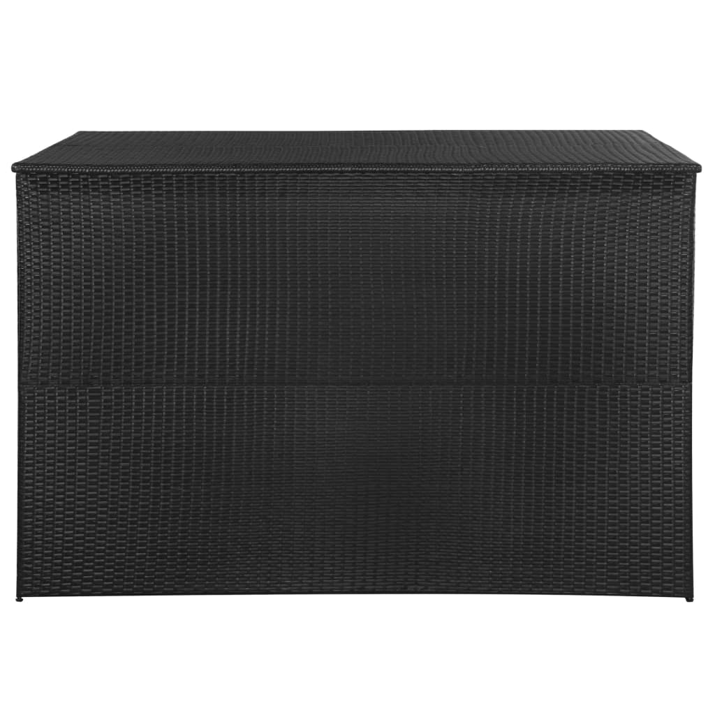8718475614838_g_en_hd_2 vidaXL Garden Storage Box Black 150x100x100 cm Poly Rattan - Image 3