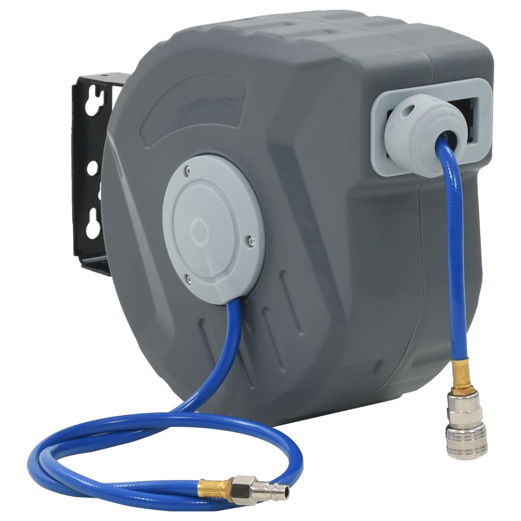 8718475615996_a_en_hd_1 vidaXL Automatic Air Hose Reel 1/4" 12 m - Image 1