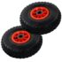 vidaXL Sack Truck Wheels 2 pcs Rubber 3.00-4
