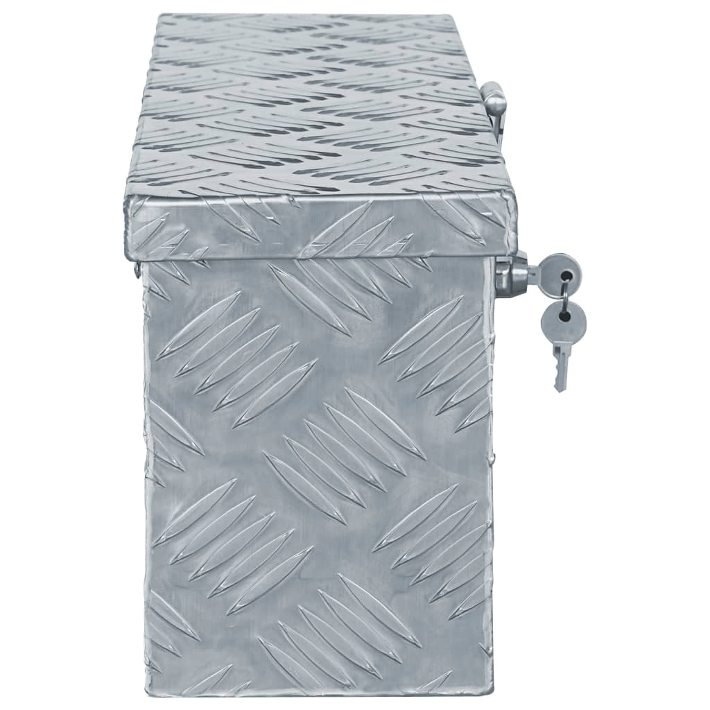 8718475616320_g_en_hd_1 vidaXL Aluminium Box 48.5x14x20 cm Silver - Image 2