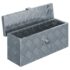 vidaXL Aluminium Box 48.5x14x20 cm Silver - Image 4