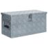 vidaXL Aluminium Box 61.5x26.5x30 cm Silver