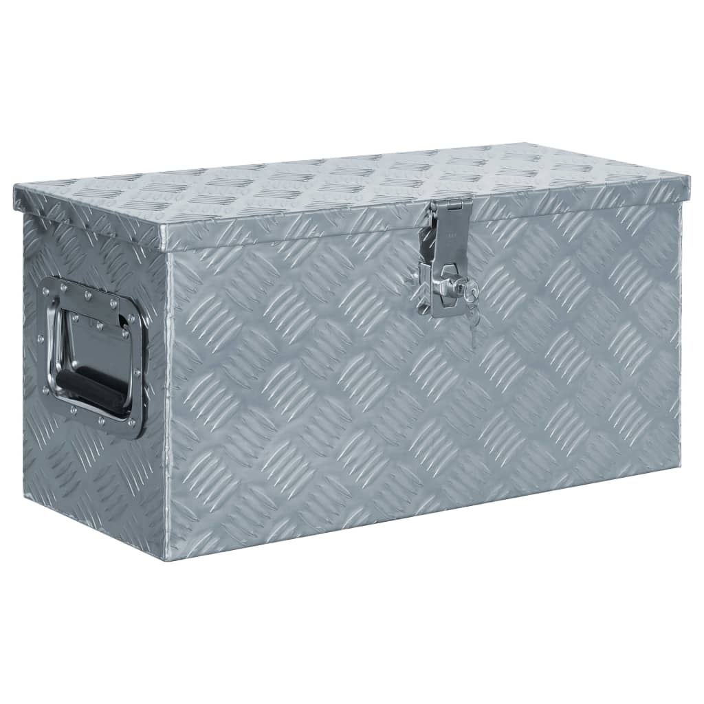 8718475616337_a_en_hd_1 vidaXL Aluminium Box 61.5x26.5x30 cm Silver - Image 1