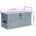 vidaXL Aluminium Box 61.5x26.5x30 cm Silver - Image 7